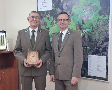 Leśna pogoda ducha – żegnamy naszego emeryta, Pana Wojciecha